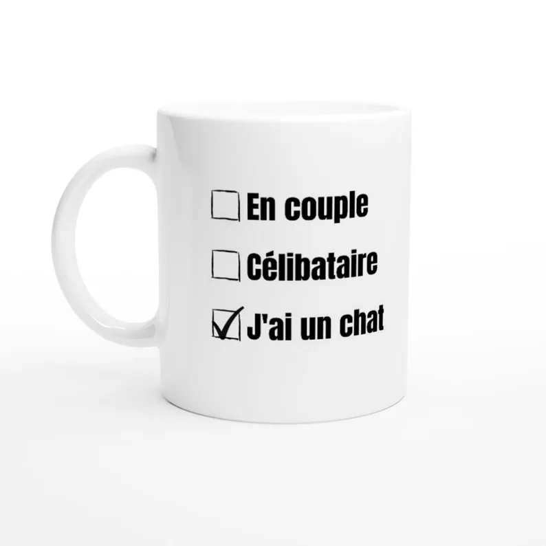 Photo de l’article Mug J’ai un chat