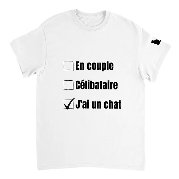 Photo de l’article Tee-shirt J’ai un chat